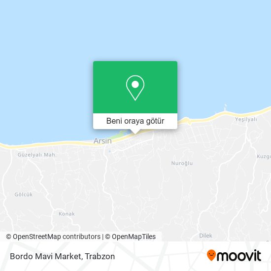 Bordo Mavi Market harita
