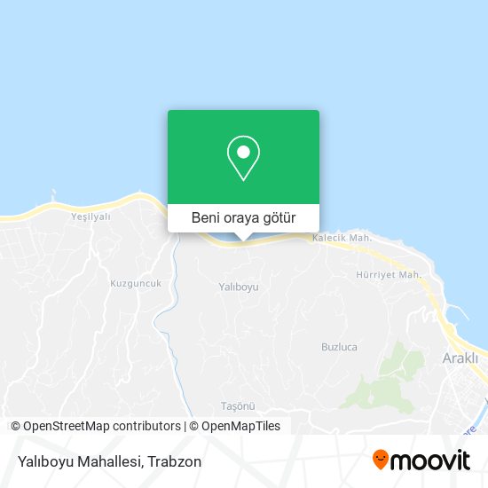 Yalıboyu Mahallesi harita