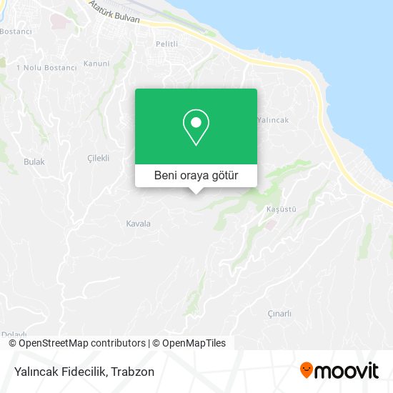Yalıncak Fidecilik harita