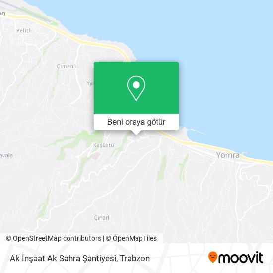 Ak İnşaat Ak Sahra Şantiyesi harita
