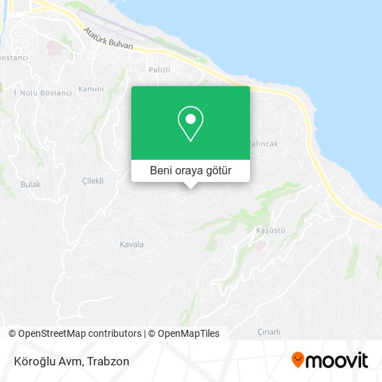 Köroğlu Avm harita