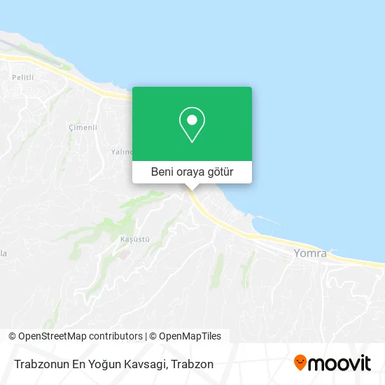 Trabzonun En Yoğun Kavsagi harita