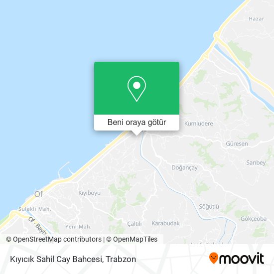 Kıyıcık Sahil Cay Bahcesi harita