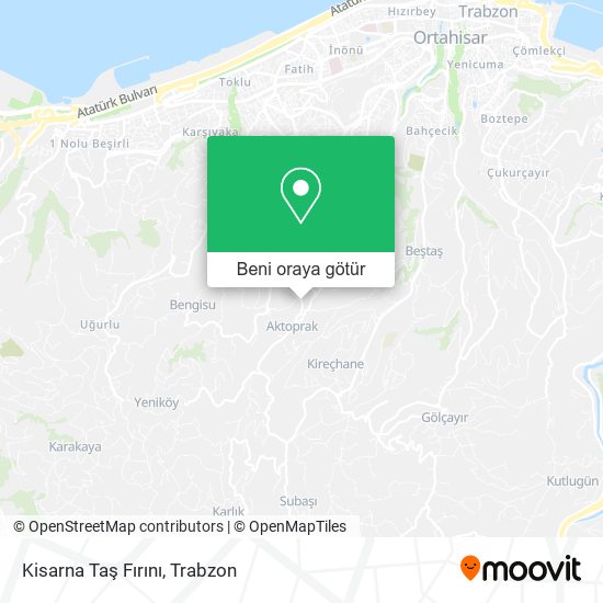 Kisarna Taş Fırını harita