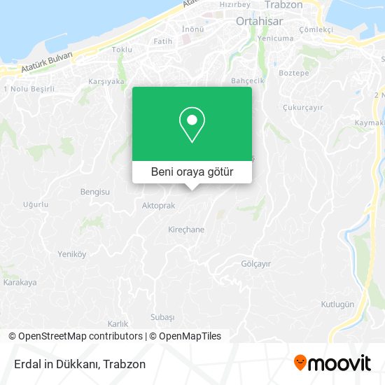 Erdal in Dükkanı harita