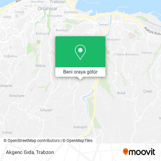 Akgenc Gıda harita
