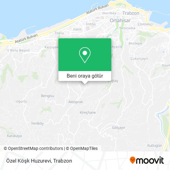 Özel Köşk Huzurevi harita