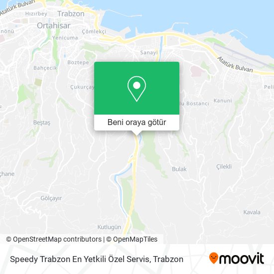 Speedy Trabzon En Yetkili Özel Servis harita