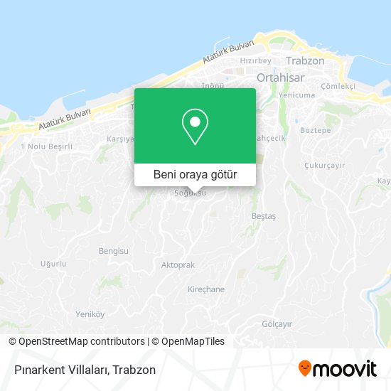 Pınarkent Villaları harita