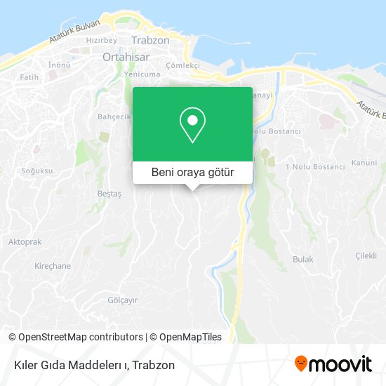 Kıler Gıda Maddelerı ı harita