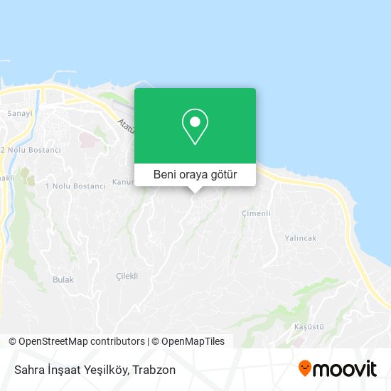 Sahra İnşaat Yeşilköy harita