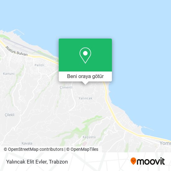 Yalıncak Elit Evler harita
