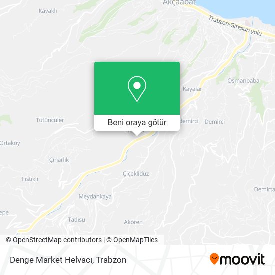 Denge Market Helvacı harita