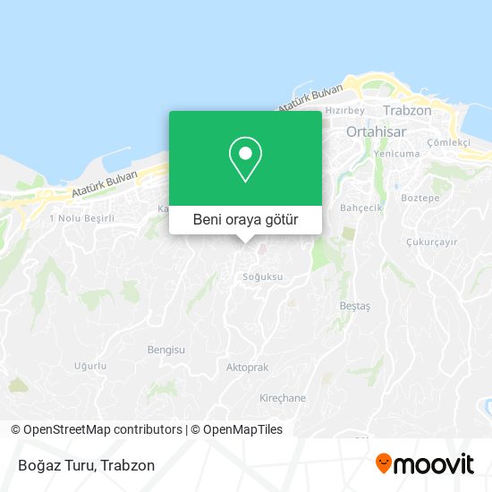 Boğaz Turu harita