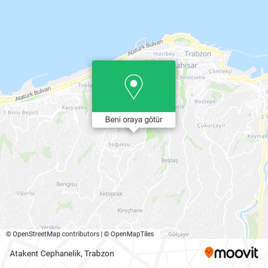 Atakent Cephanelik harita