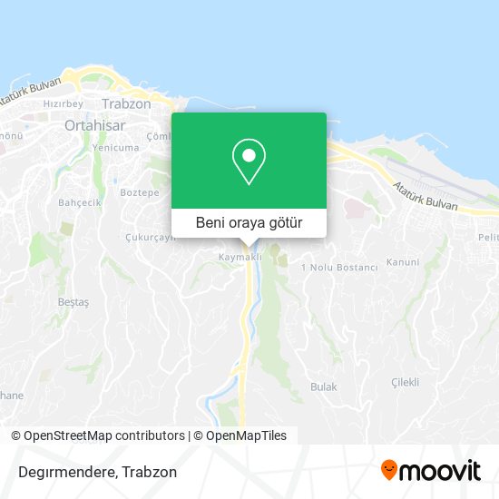 Degırmendere harita