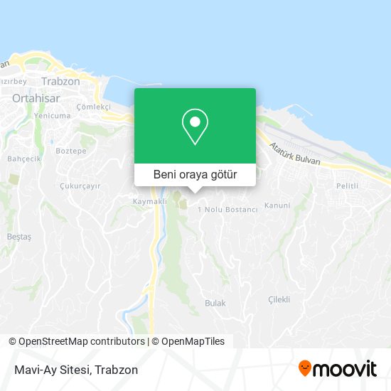 Mavi-Ay Sitesi harita