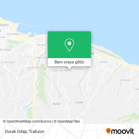 Durak Gılap harita