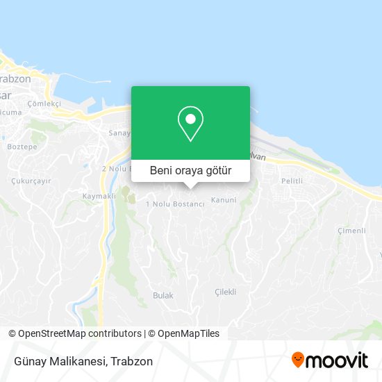 Günay Malikanesi harita