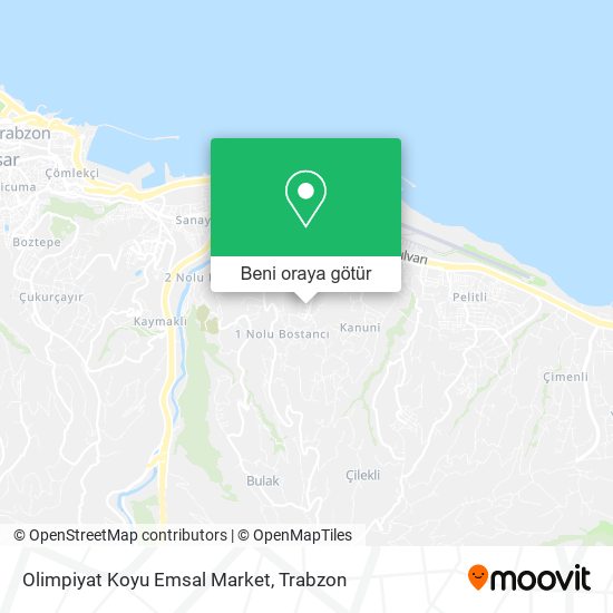 Olimpiyat Koyu Emsal Market harita