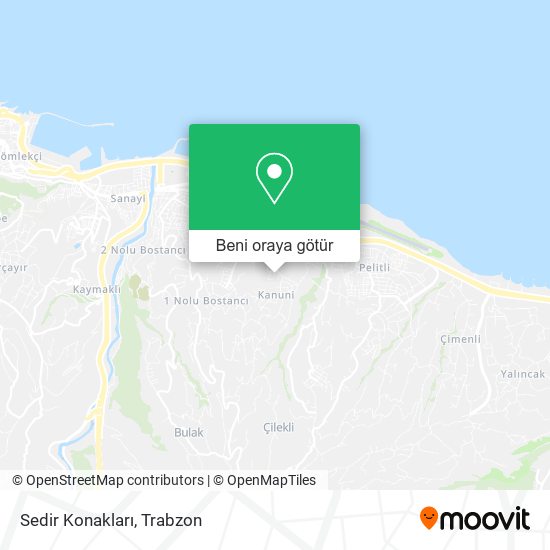 Sedir Konakları harita