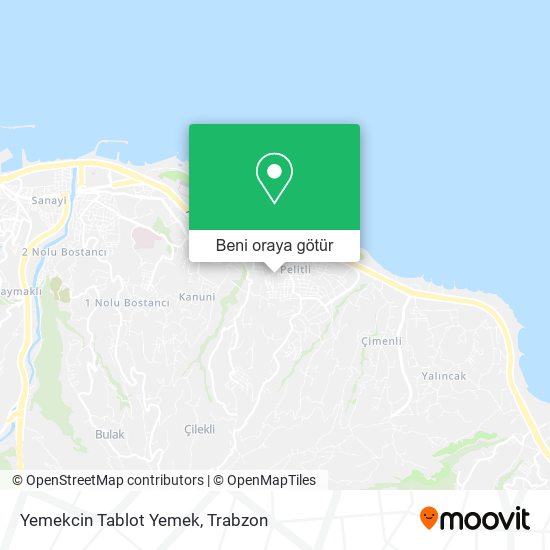 Yemekcin Tablot Yemek harita