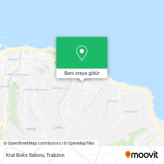 Kral Boks Salonu harita