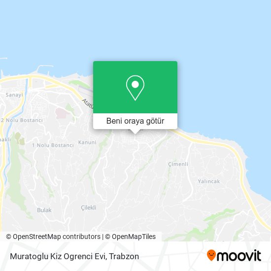 Muratoglu Kiz Ogrenci Evi harita
