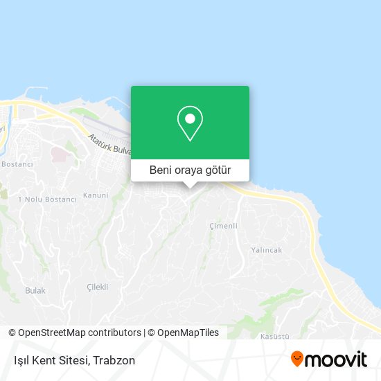 Işıl Kent Sitesi harita