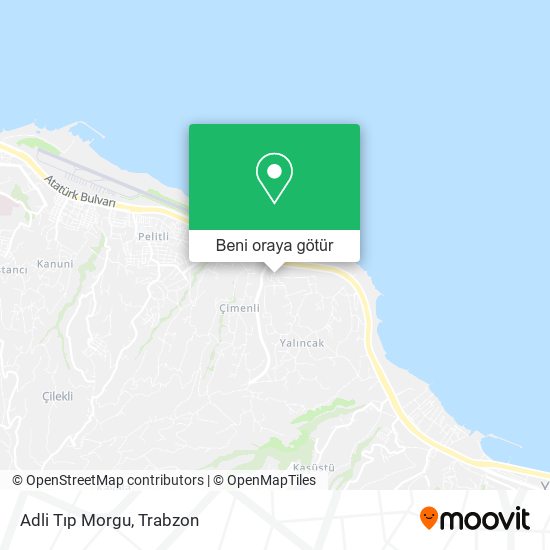 Adli Tıp Morgu harita