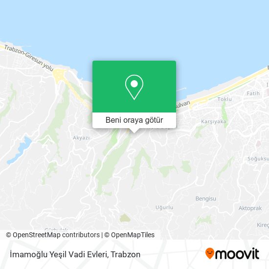İmamoğlu Yeşil Vadi Evleri harita