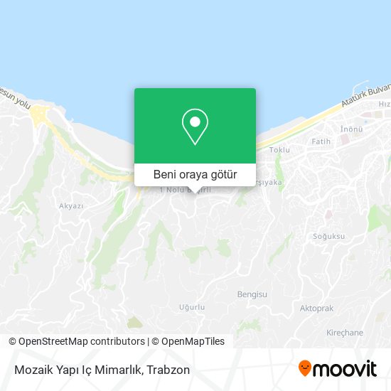 Mozaik Yapı Iç Mimarlık harita