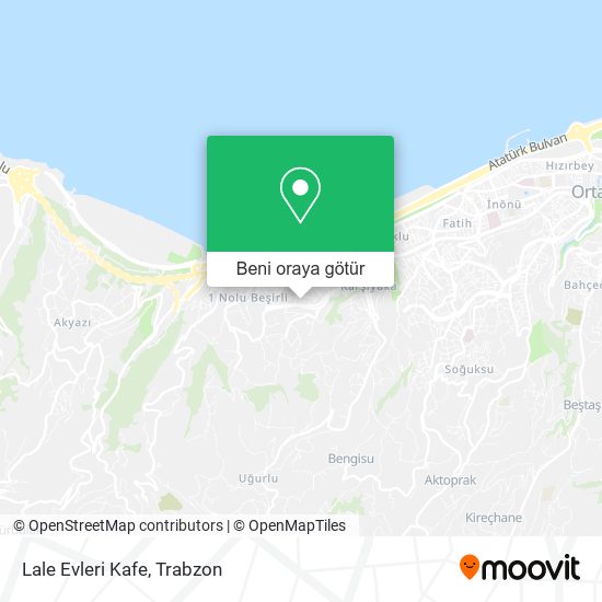 Lale Evleri Kafe harita