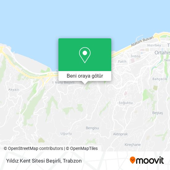 Yıldız Kent Sitesi Beşirli harita
