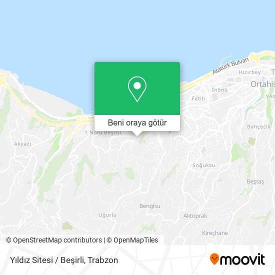Yıldız Sitesi / Beşirli harita