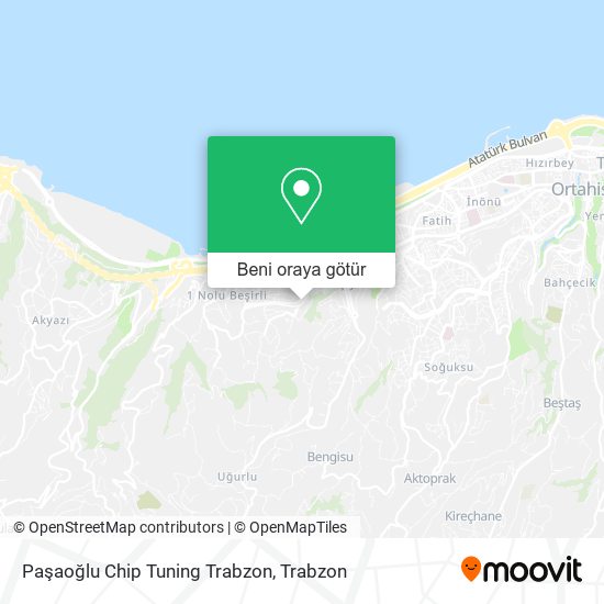 Paşaoğlu Chip Tuning Trabzon harita