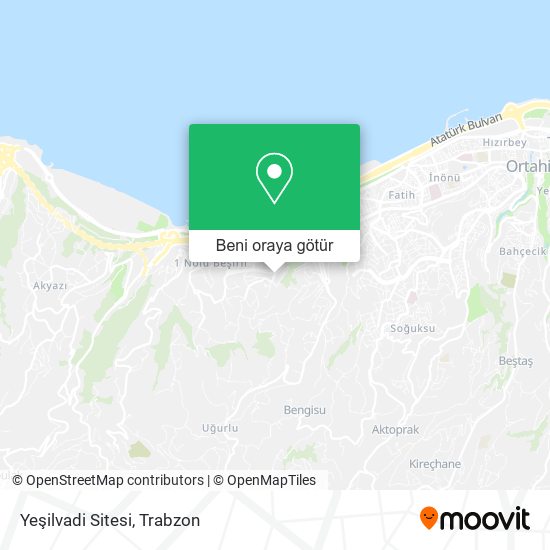 Yeşilvadi Sitesi harita