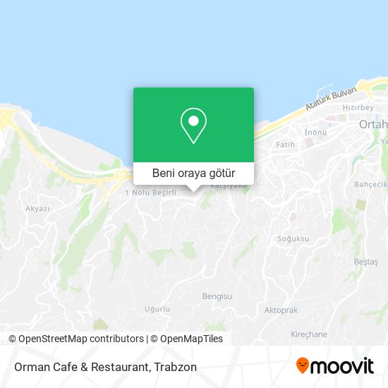 Orman Cafe & Restaurant harita
