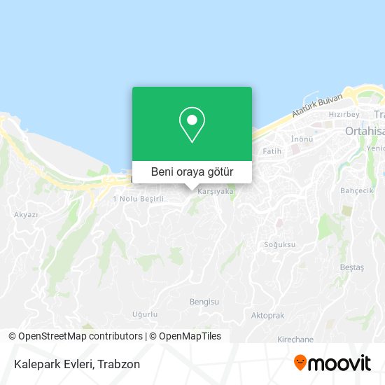 Kalepark Evleri harita