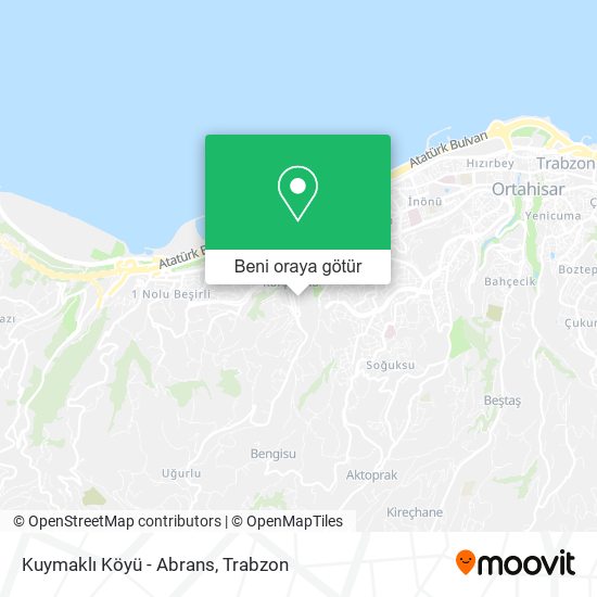 Kuymaklı Köyü - Abrans harita