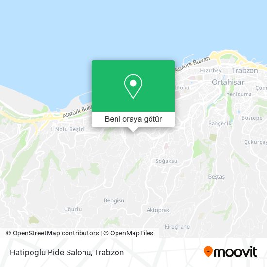 Hatipoğlu Pide Salonu harita