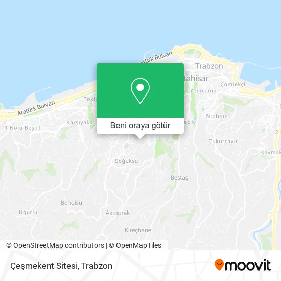 Çeşmekent Sitesi harita