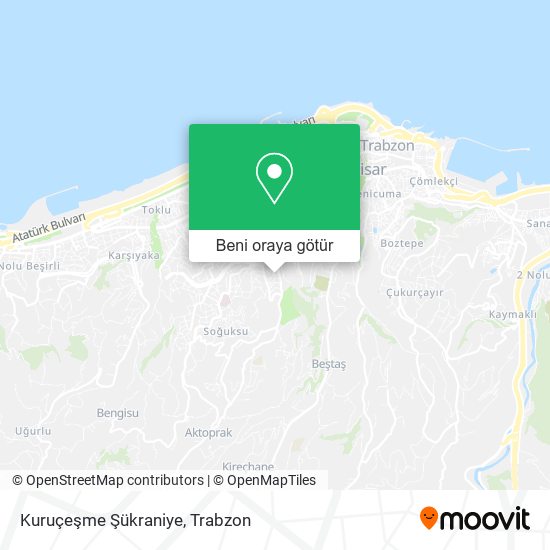 Kuruçeşme Şükraniye harita
