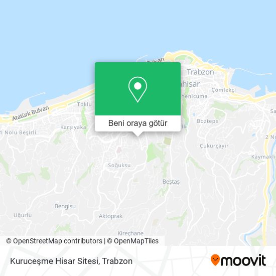 Kuruceşme Hisar Sitesi harita