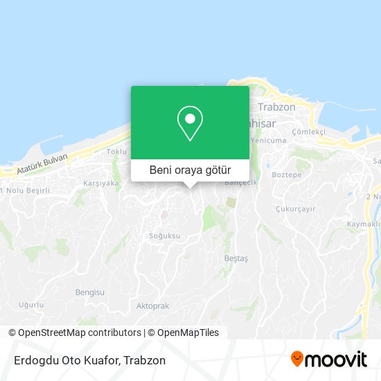 Erdogdu Oto Kuafor harita