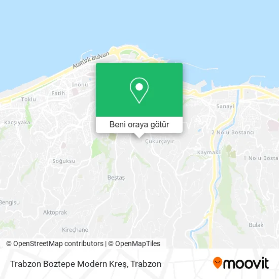 Trabzon Boztepe Modern Kreş harita