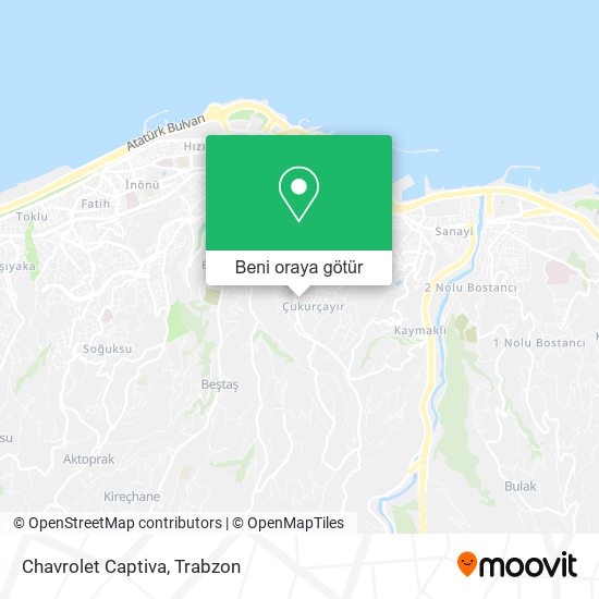Chavrolet Captiva harita