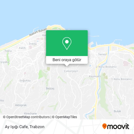 Ay Işığı Cafe harita