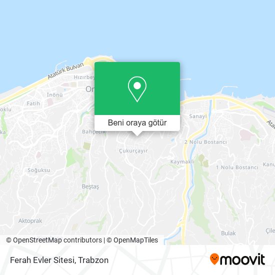 Ferah Evler Sitesi harita