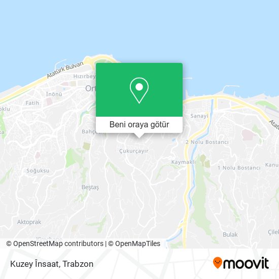 Kuzey Însaat harita
